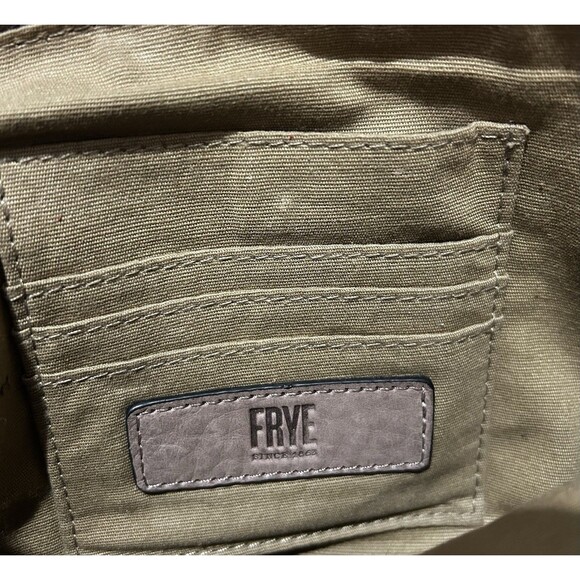 Frye Melissa leather crossbody /wristlet in taupe - Picture 5 of 5